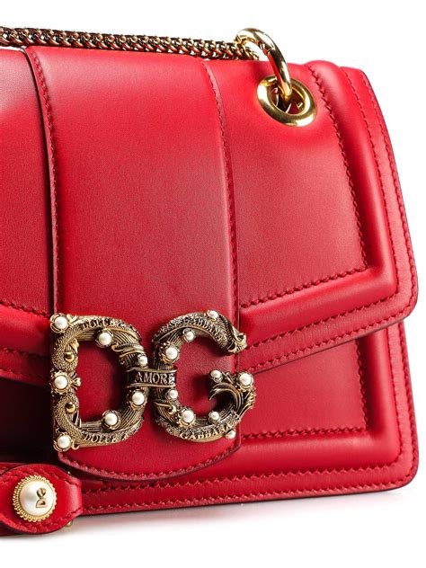 dolce gabbana red leather bag|dolce gabbana bags on sale.